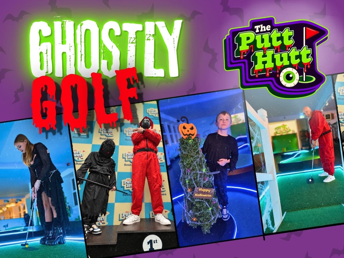 Ghostly Golf at The Putt Hutt, Clarence Pier