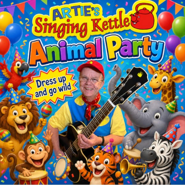 Artie's Singing Kettle - Animal Party