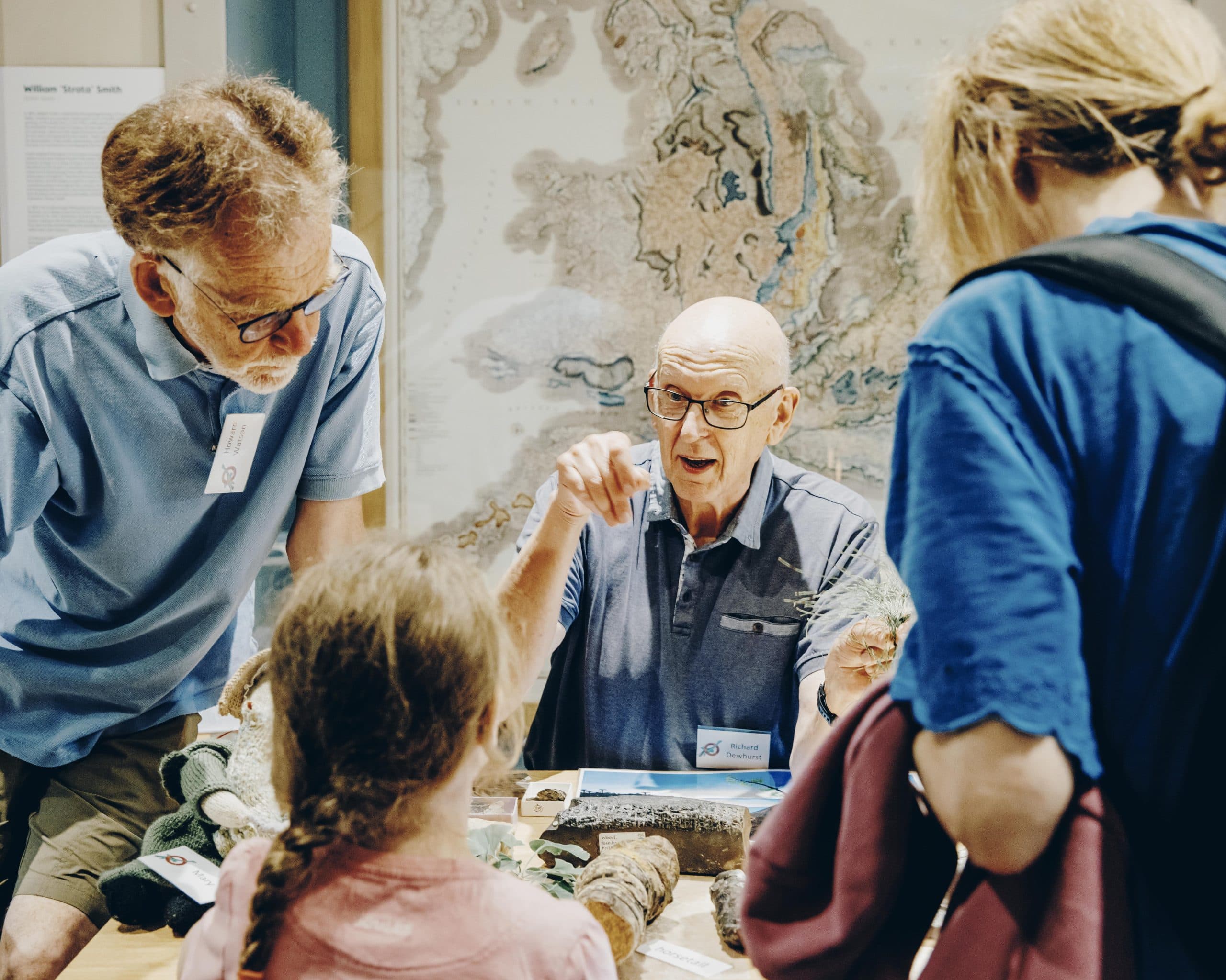 Fossil Handling with the Rotunda Geology Group