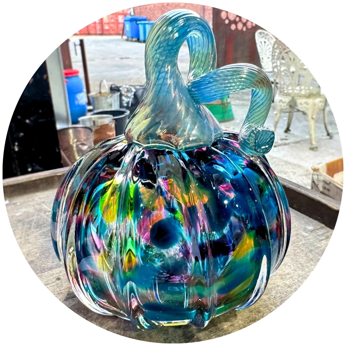 Halloween Glass Pumpkin Workshop