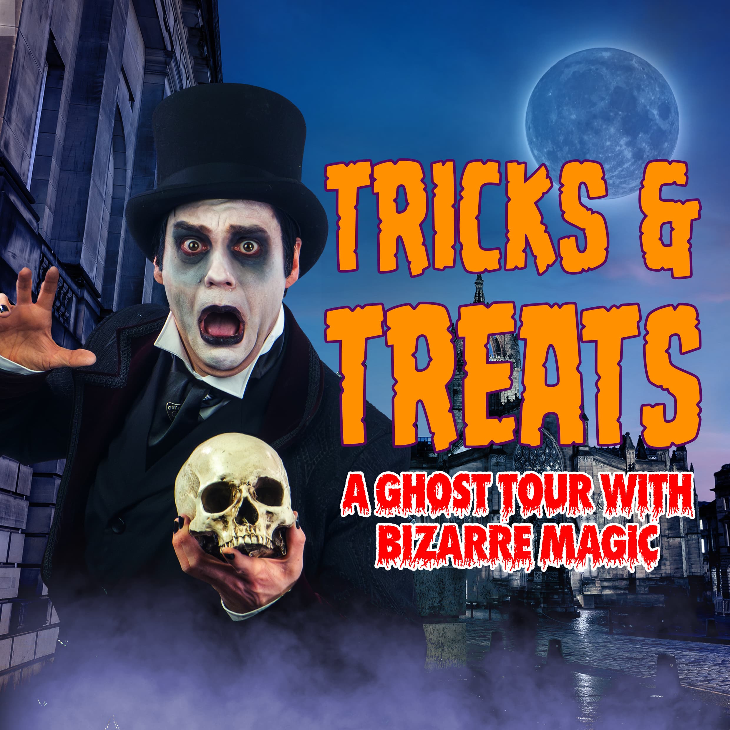 Tricks and Treats: A Ghost Tour with Bizarre Magic