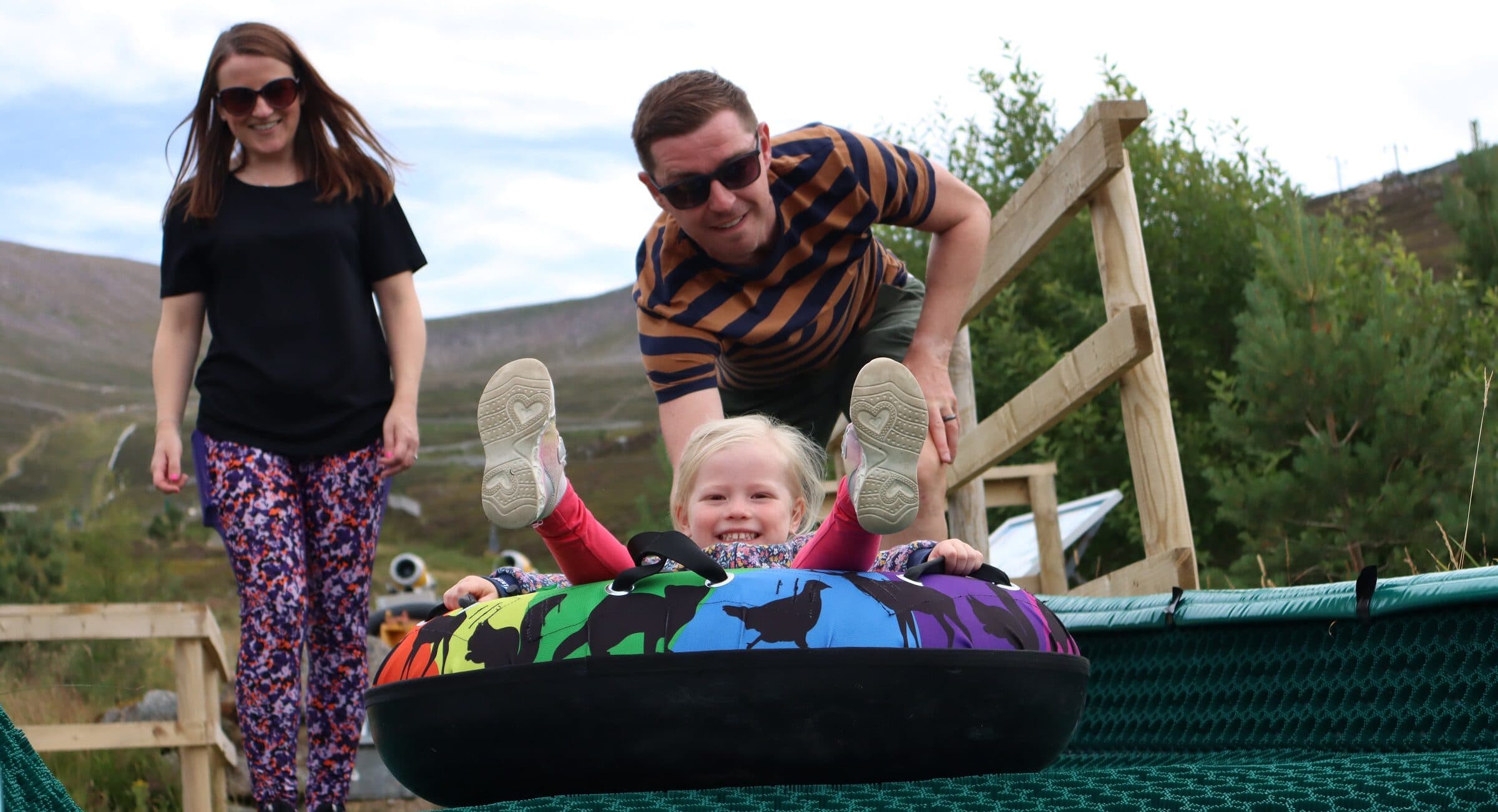 Tubing Slides at Cairngorm Mountain