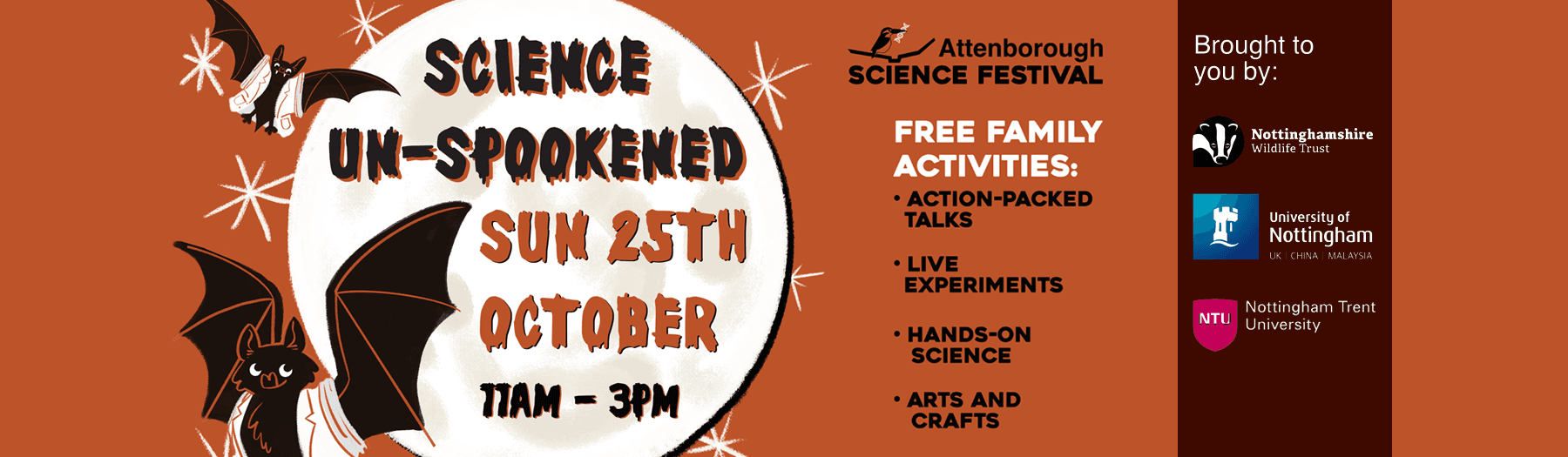 Attenborough Science Festival: Science Un-Spookened