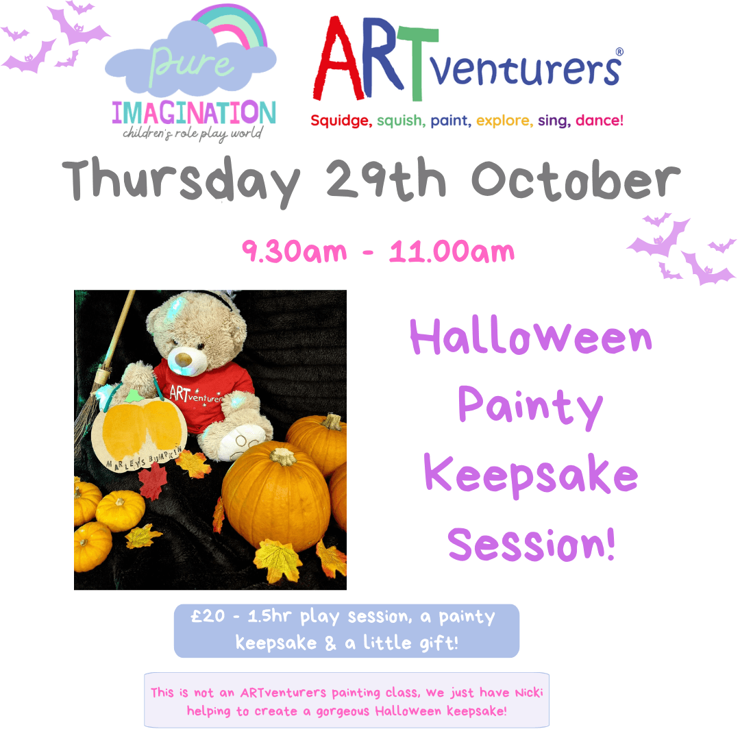 Halloween Painty Keepsake Session with ARTventurers