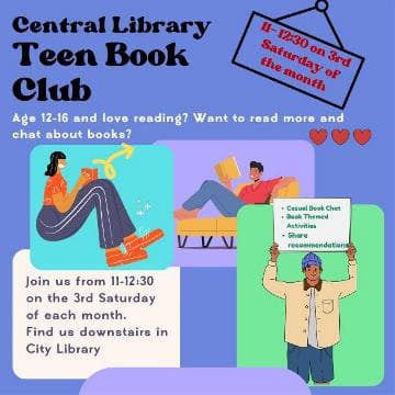 Teen Book Club Central Library