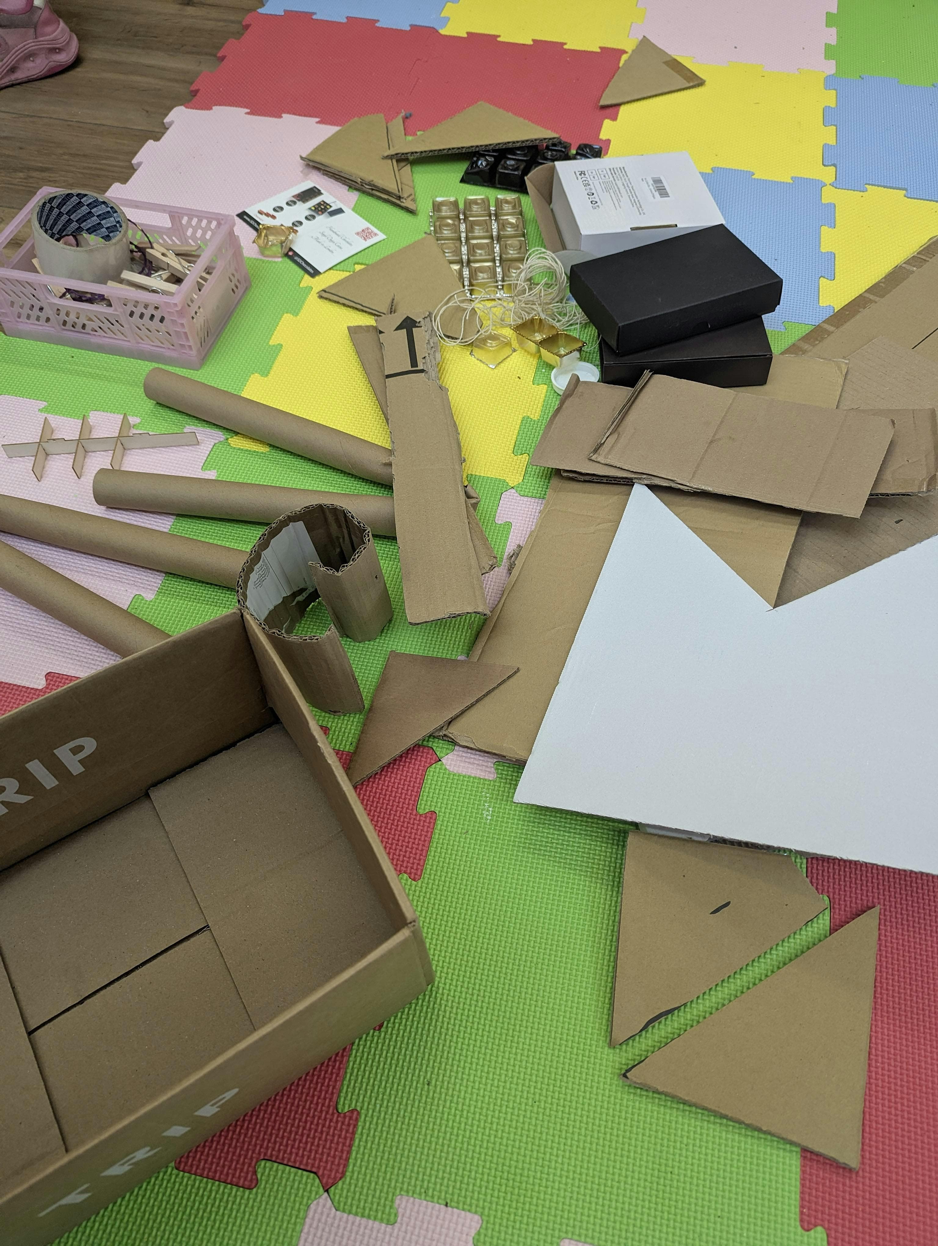 Cardboard Creatures Creative Workshop at Ledbury Library