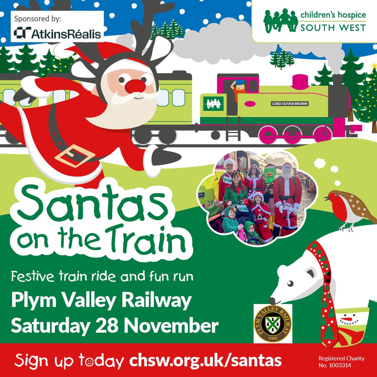 Santas on the Train Plym Valley Railway 2026