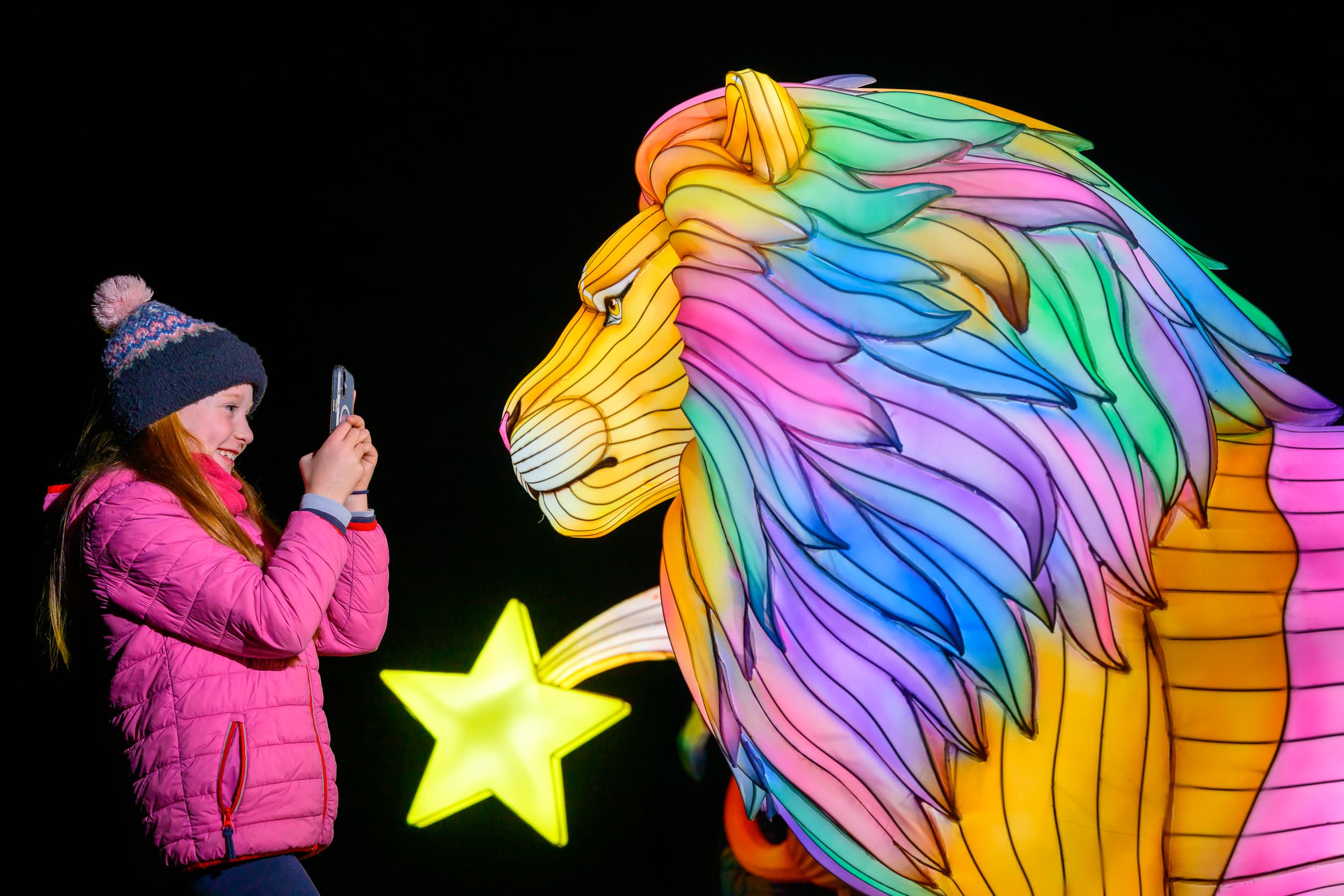 Edinburgh Zoo's Giant Lanterns
