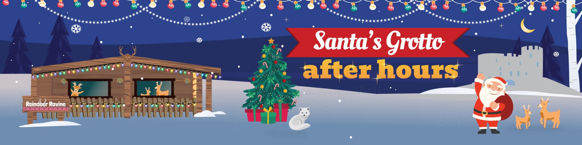 Santa’s Grotto After Hours at Dudley Zoo and Castle