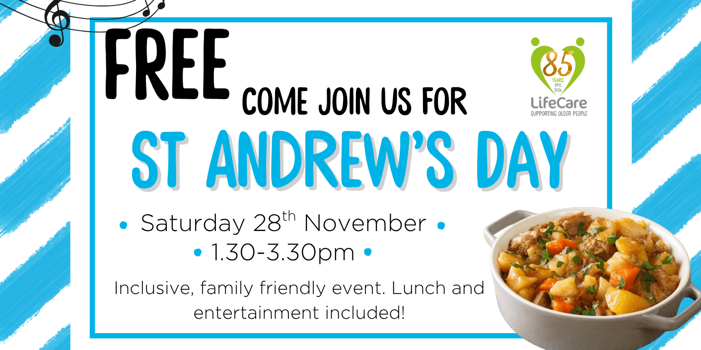 St Andrew's Day Celebrations at LifeCare