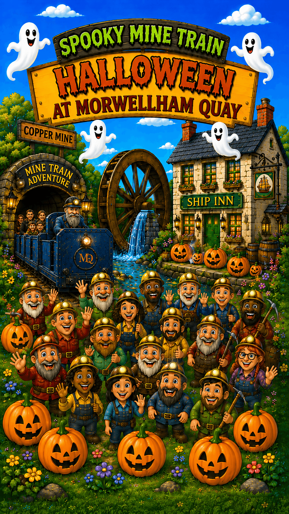 Halloween Spooky Mine Train Ride 2026