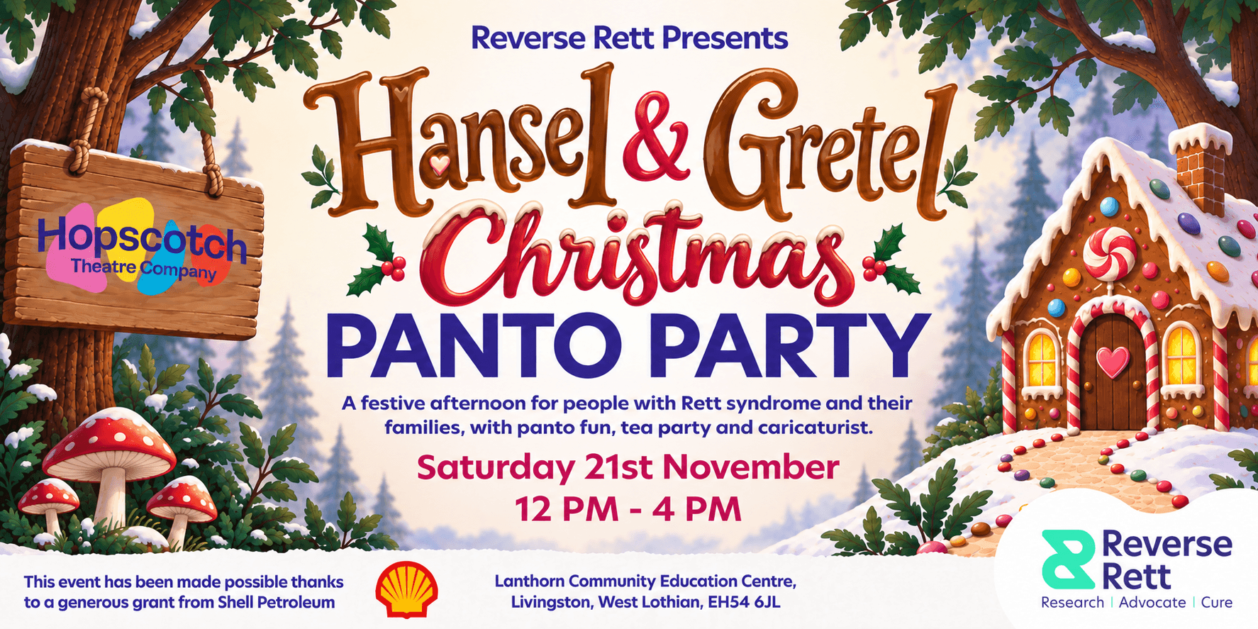 Reverse Rett Christmas Panto and Party