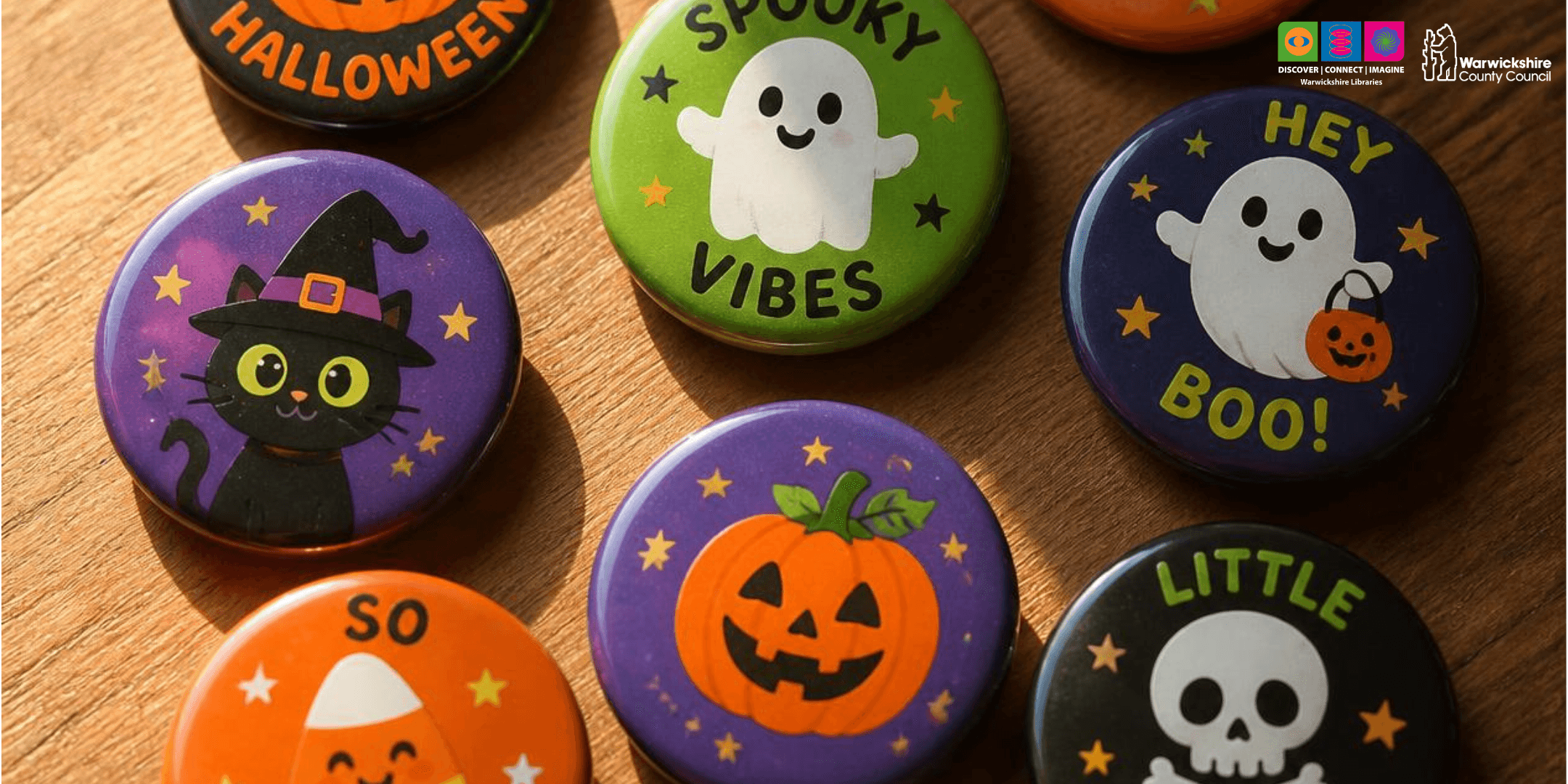 Spooky Badge Making