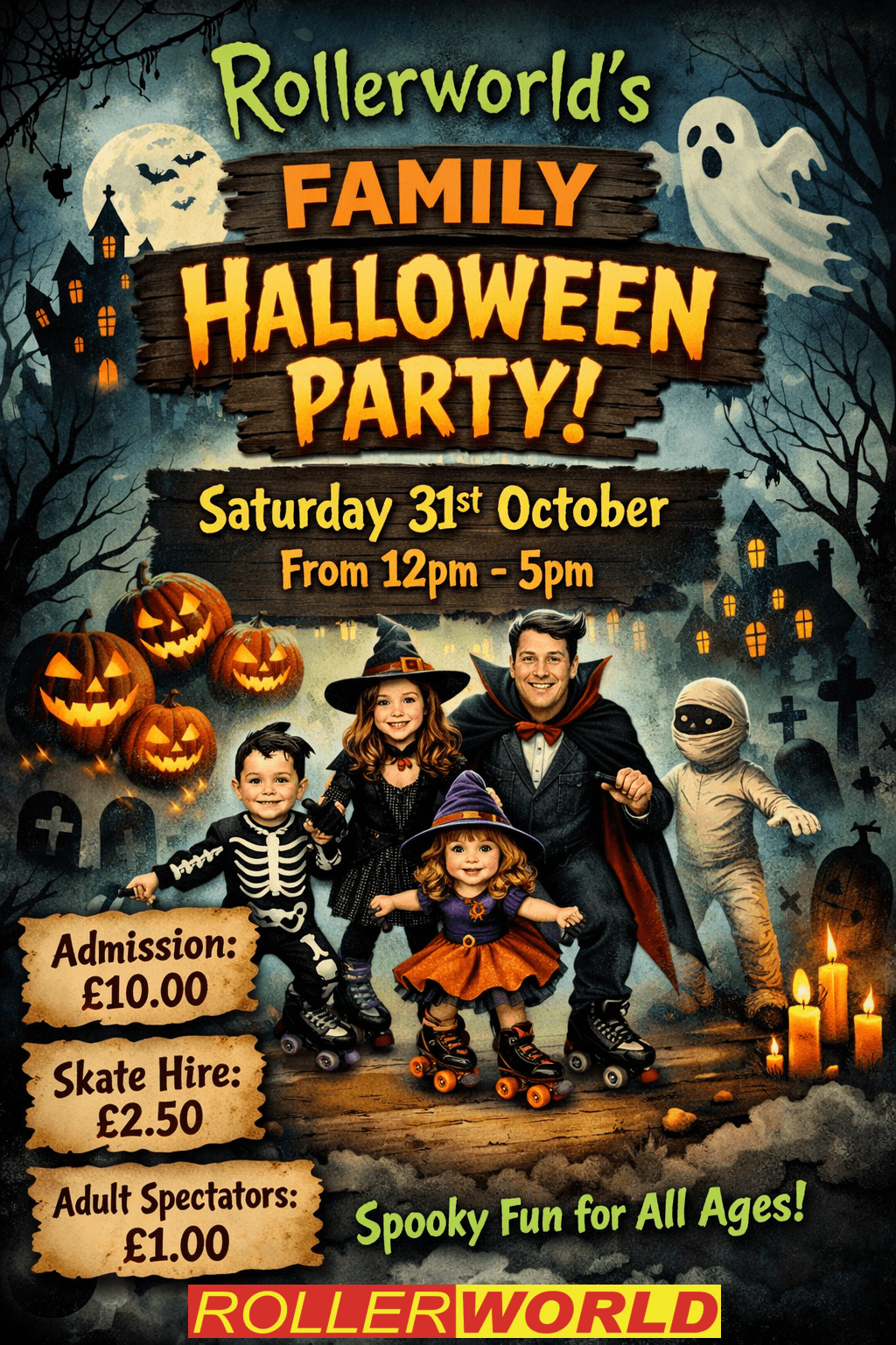 Rollerworld's Family Halloween Party