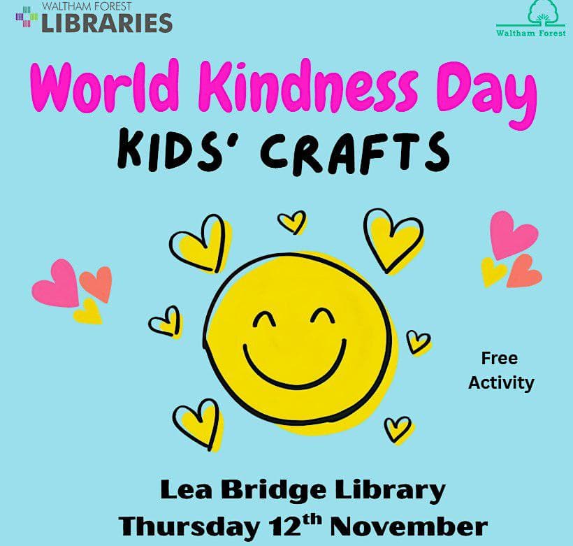 World Kindness Day kid's craft @ Leyton Library
