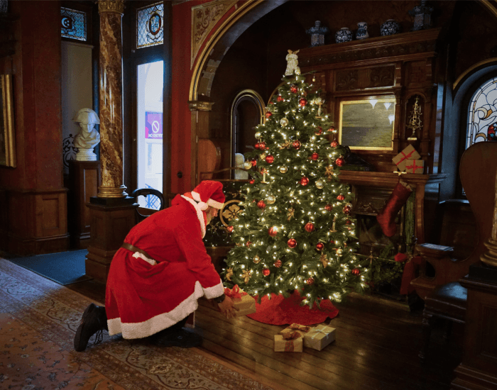 Father Christmas at the Russell-Cotes