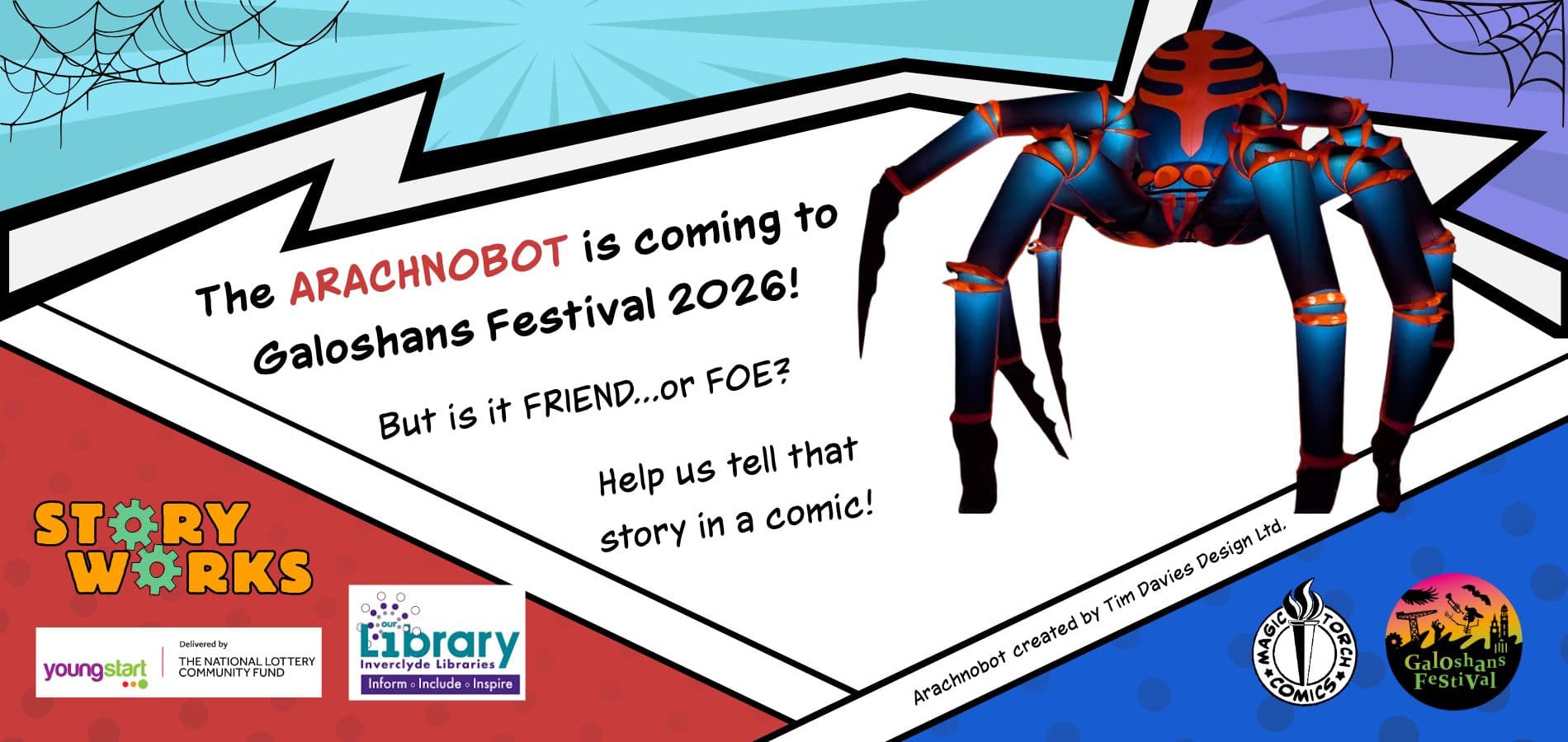 Arachnobot Comic Workshop - 29 September 2026