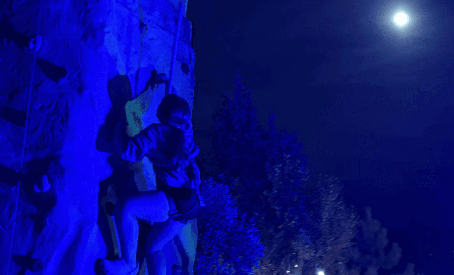 Halloween Climbing Wall