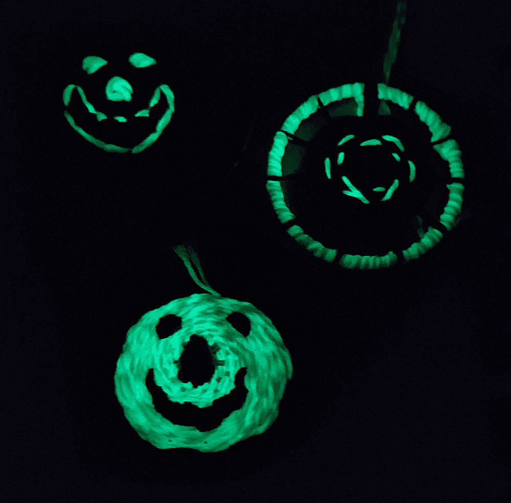 Glowing Pumpkin Hoops – Kids Weaving Workshop