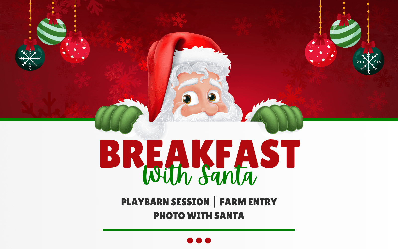 Breakfast with Santa at Greenlands Farm Village