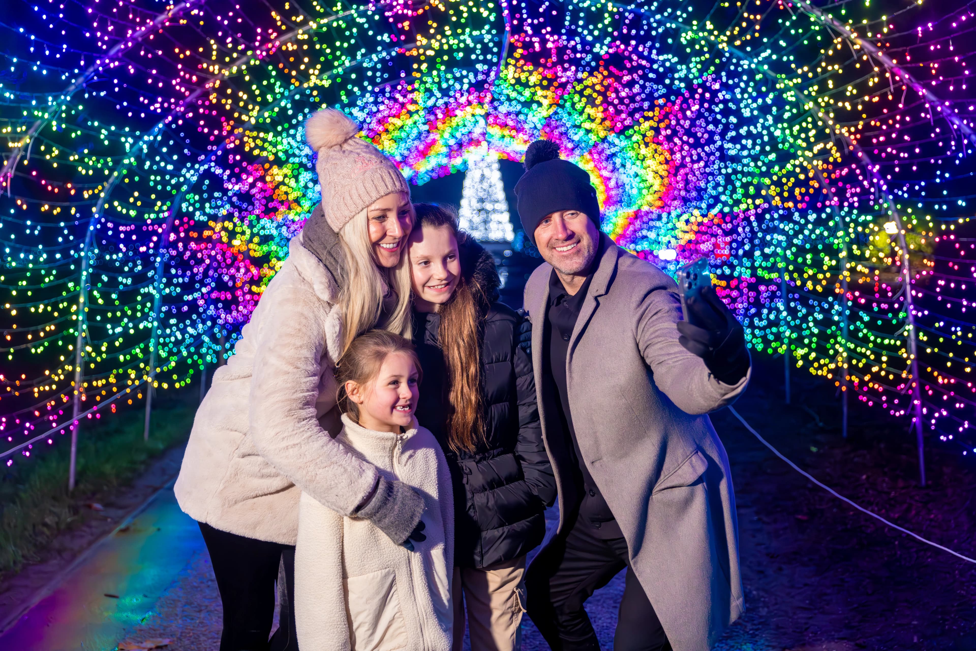 Christmas Light Trail at Warwick Castle