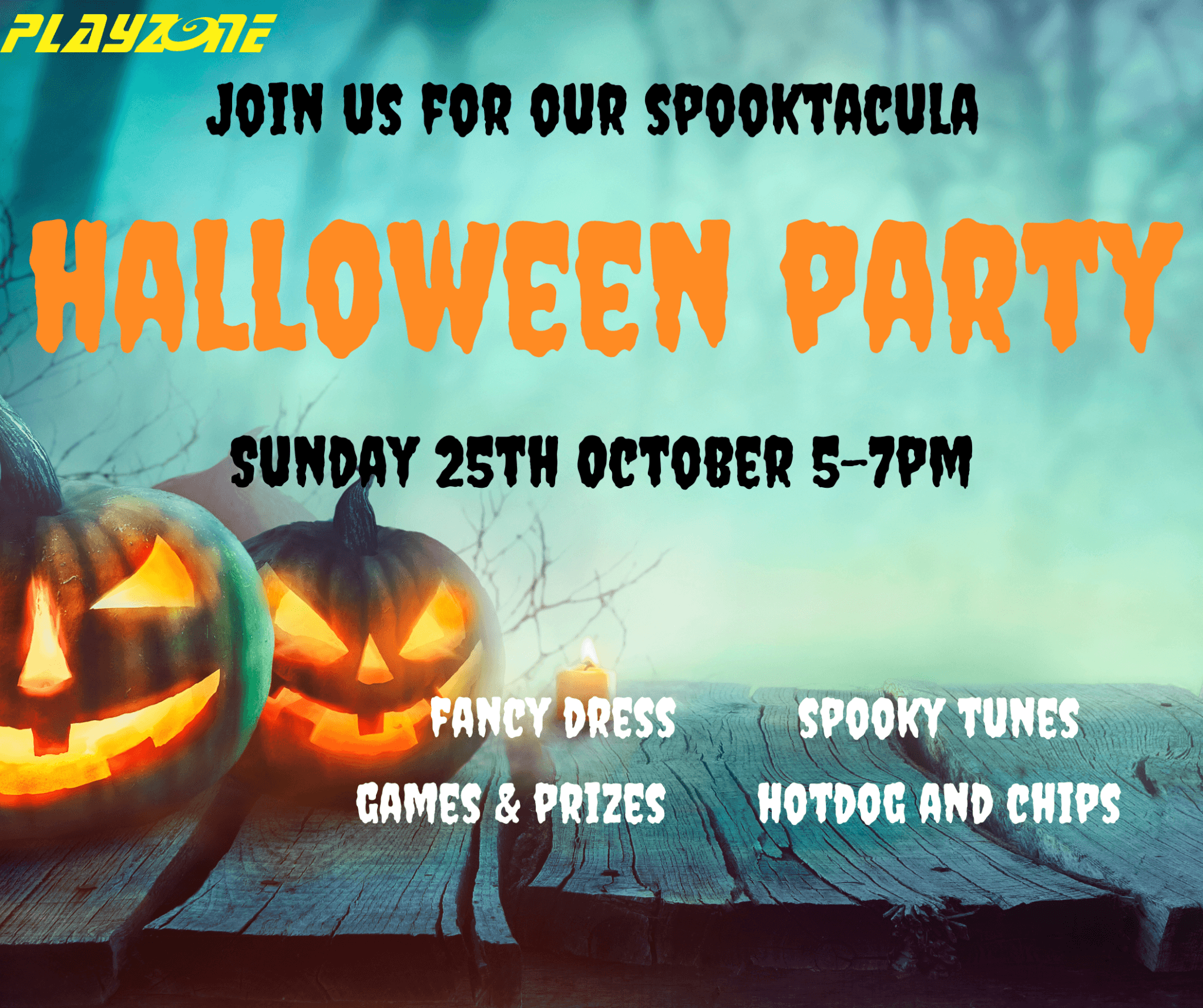 Children's Halloween Party at Playzone Portsmouth