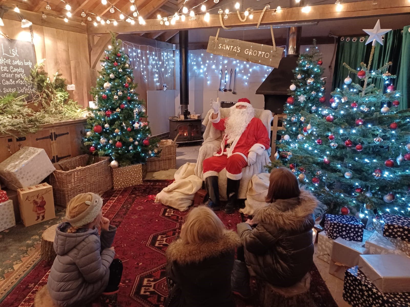 Santa’s Grotto at Stanwick Lakes