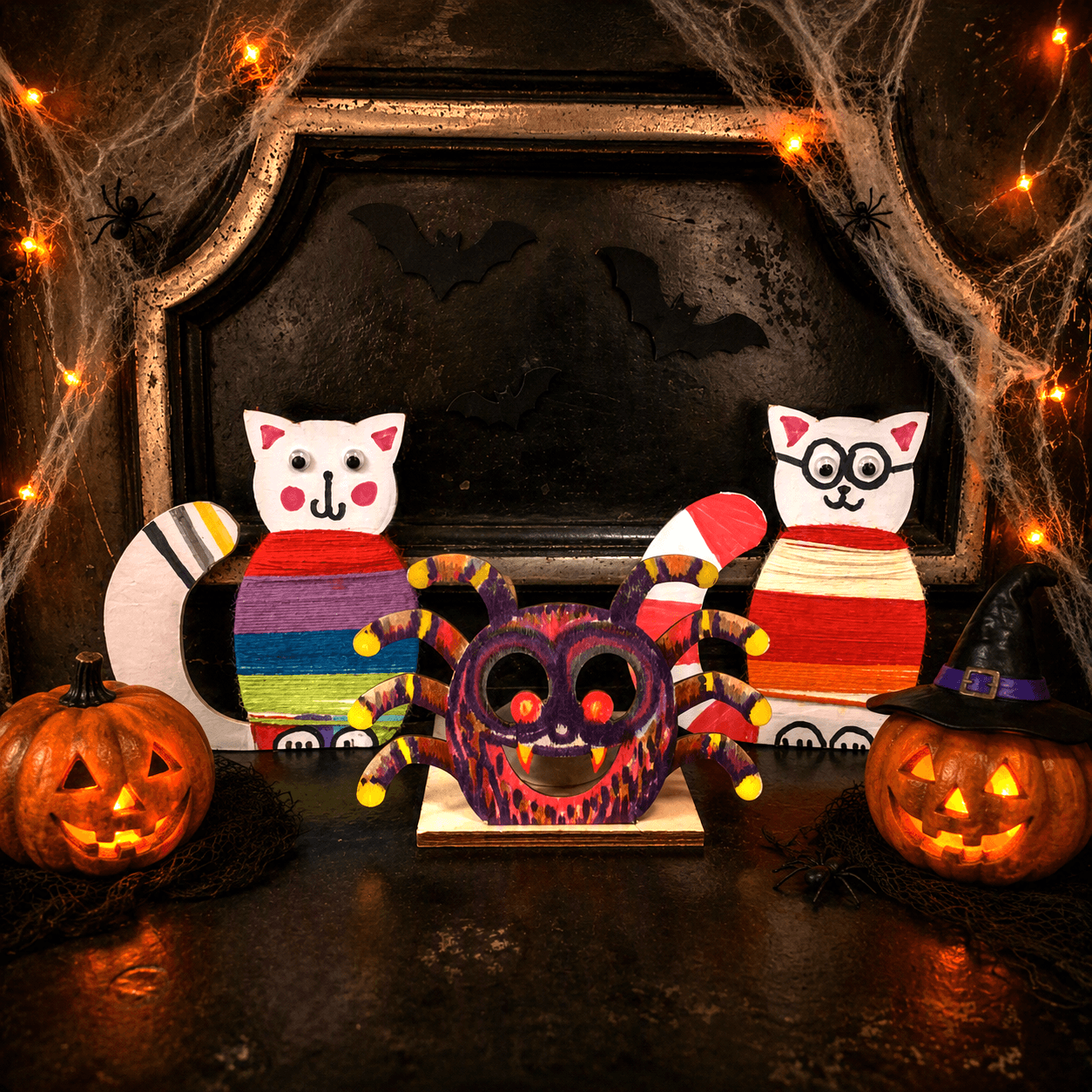 Halloween Crafts at the Castle – Castle Cats and Tealights