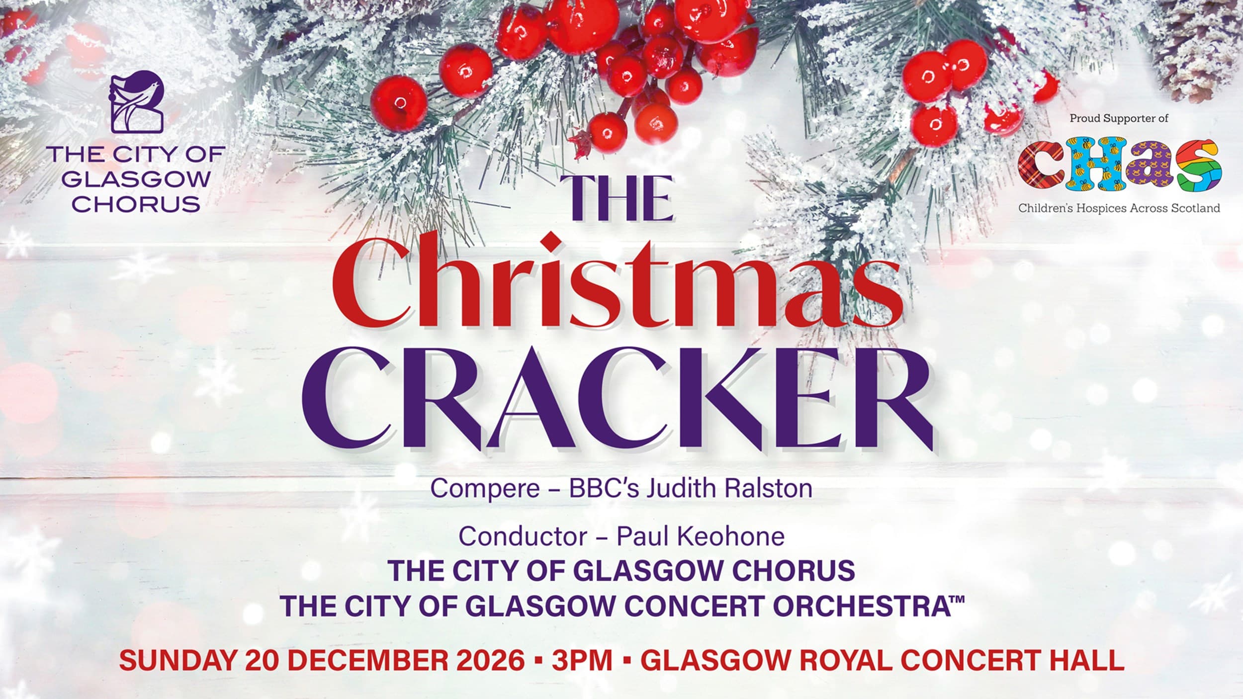 The City of Glasgow Chorus: Christmas Cracker