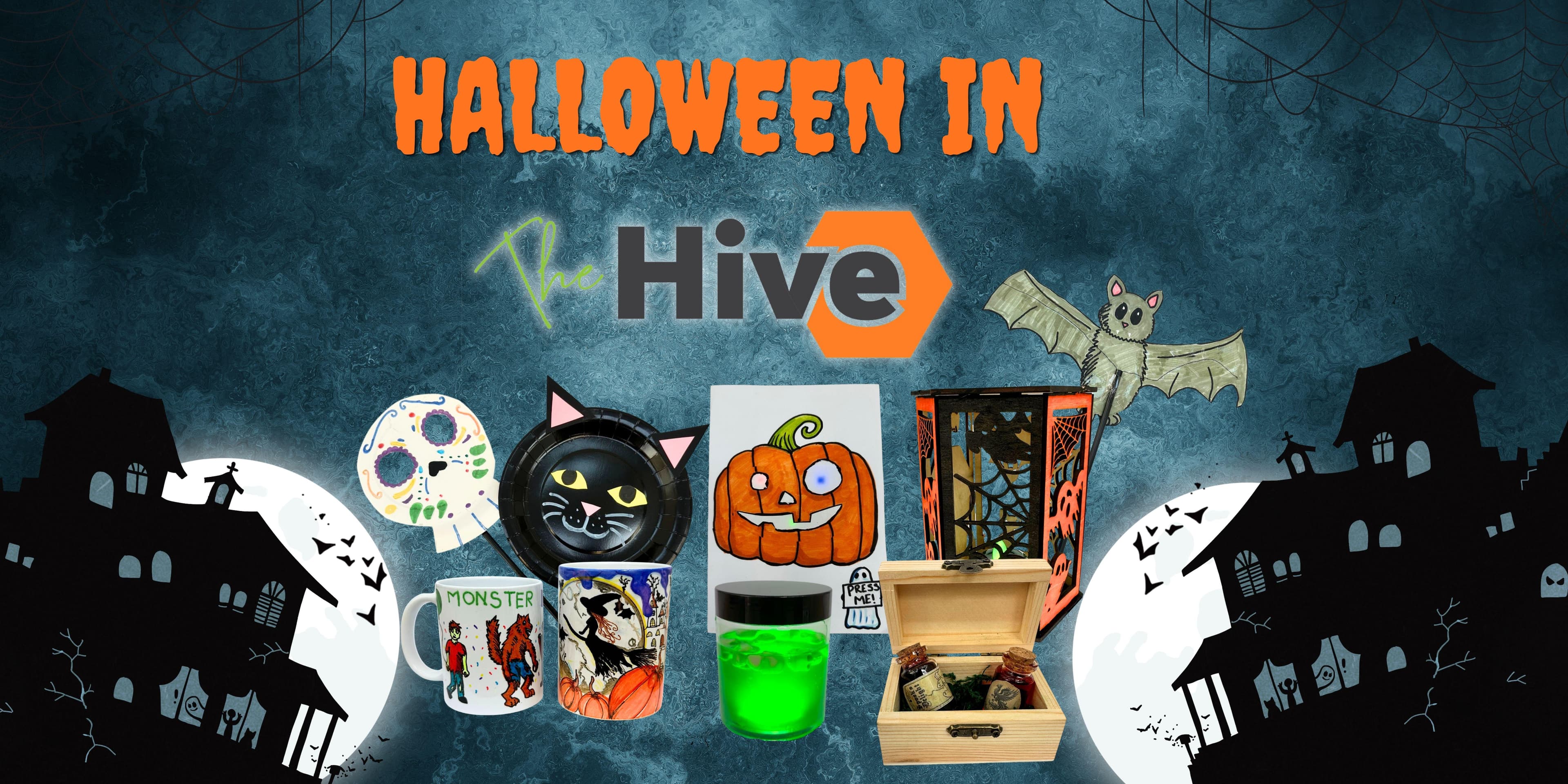 Halloween in the Hive - Spooky Slime Pots
