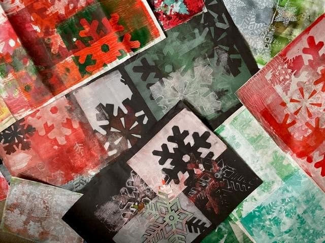 Create your own Christmas Wrapping Paper with Jenny Smillie
