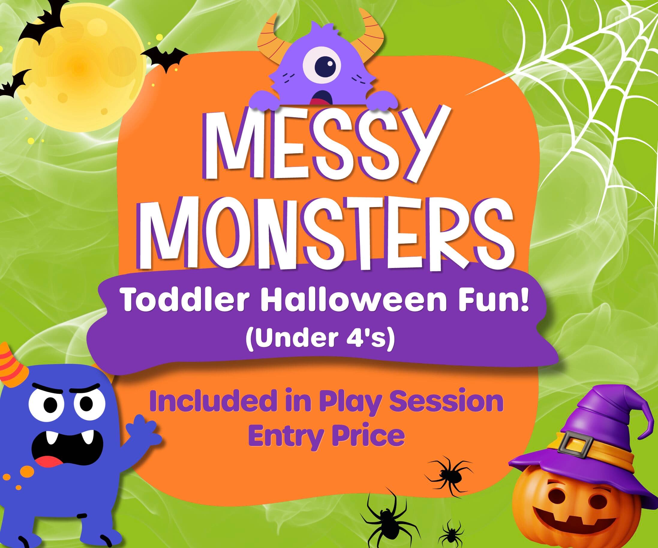 Messy Monsters Toddler Halloween Fun at Play Valley Dinnington