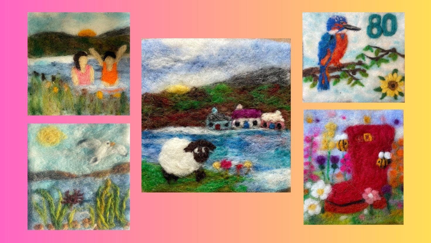 Needle Felting Workshop (with a hint of Christmas)