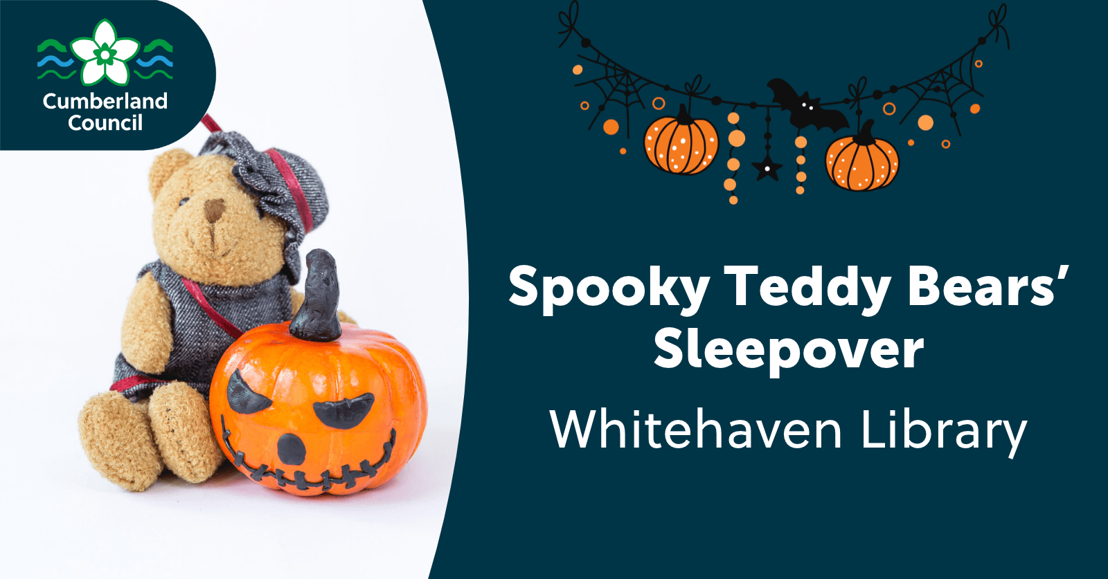 Spooky Teddy Bears Sleepover at Whitehaven Library