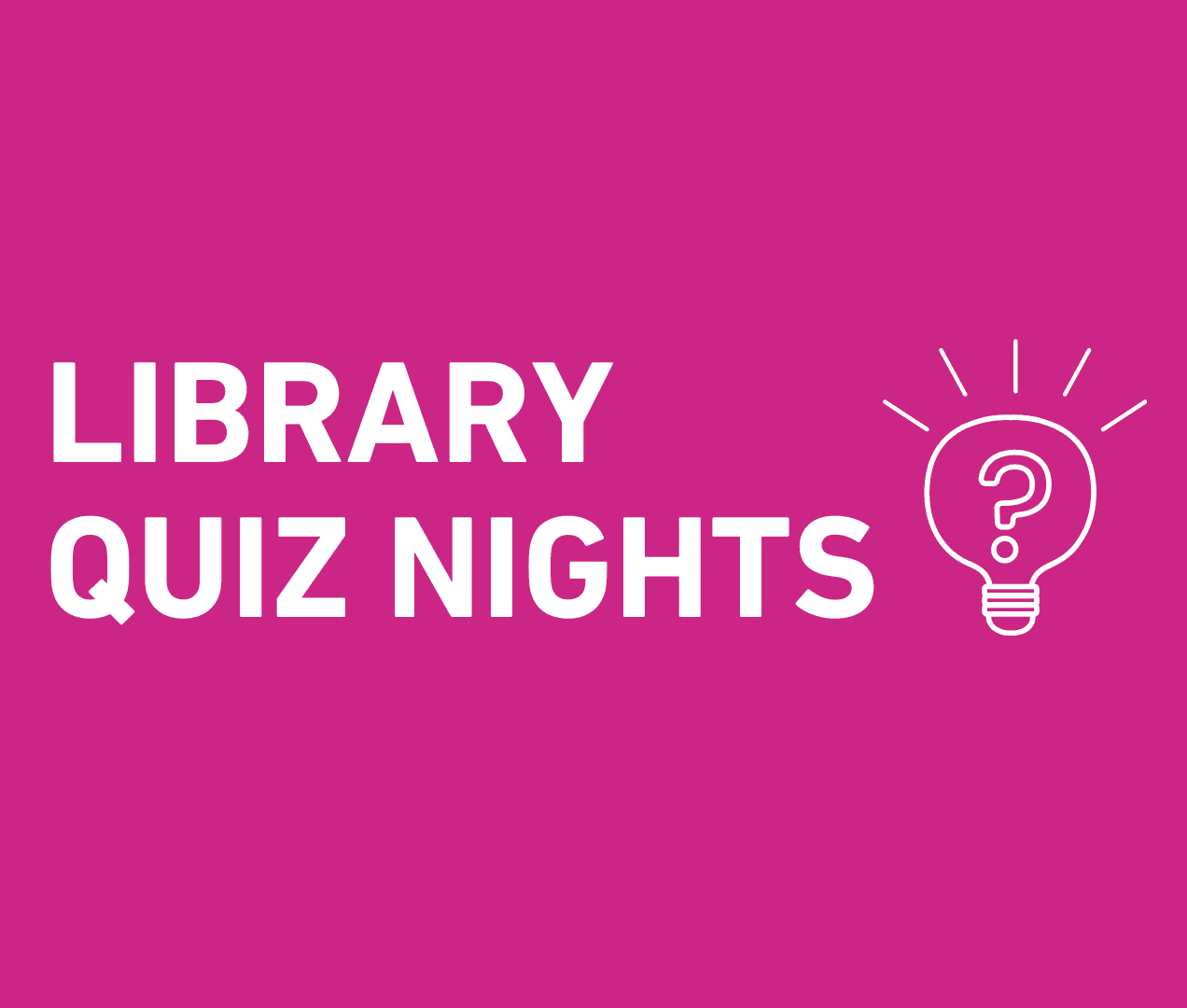 Christmas Monday Quiz Night at Bishopbriggs Library