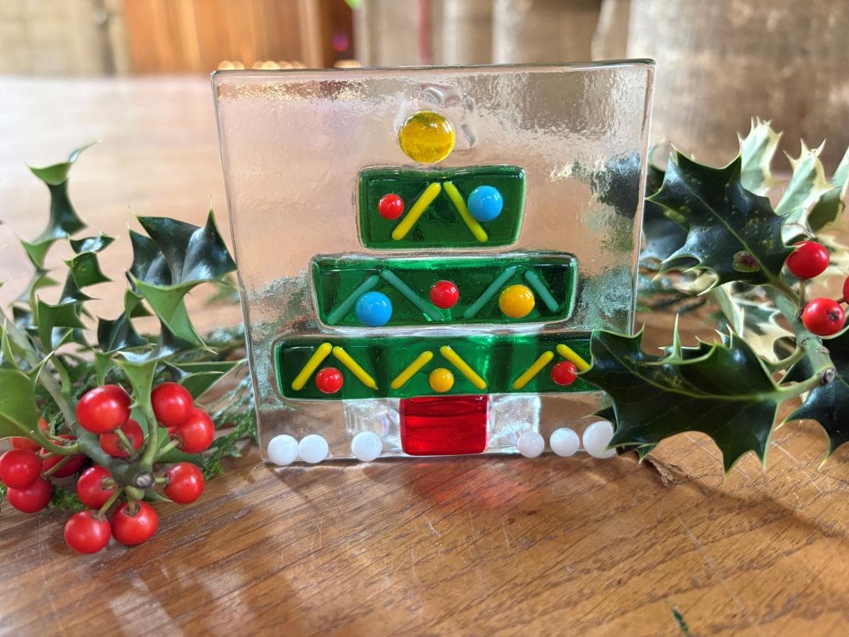 Half Term Crafts: Christmas Family Glass Fusing