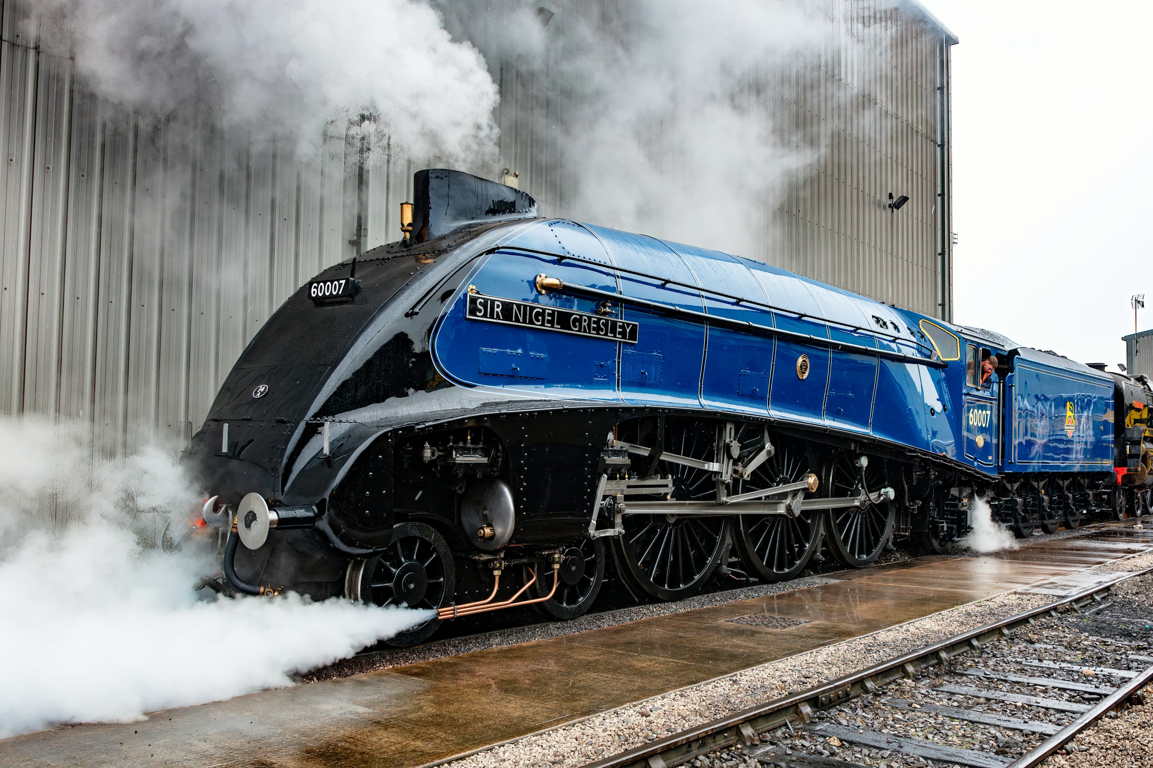 Sir Nigel Gresley Static Viewing Day