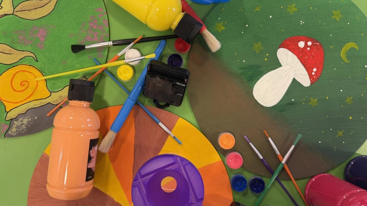 Wall Clock Creation Workshop at Moors Valley