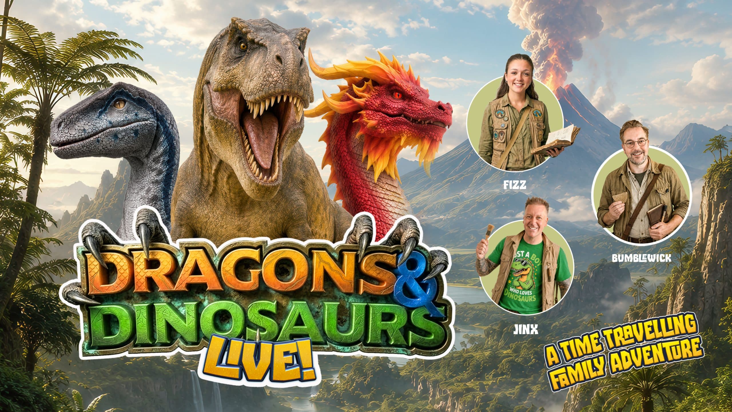 Dragons and Dinosaurs Live