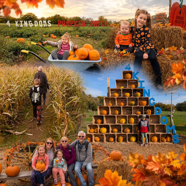 Halloween Pumpkin Patch at 4 Kingdoms
