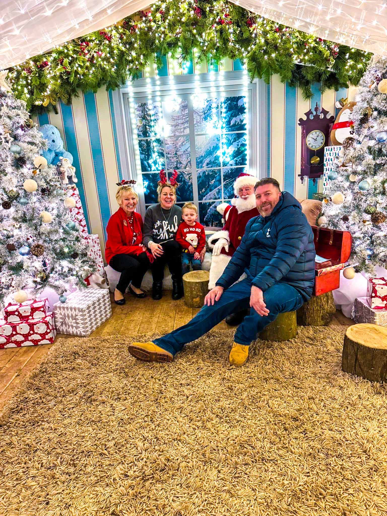 Santa Visits at Cefn Mably Farm Park
