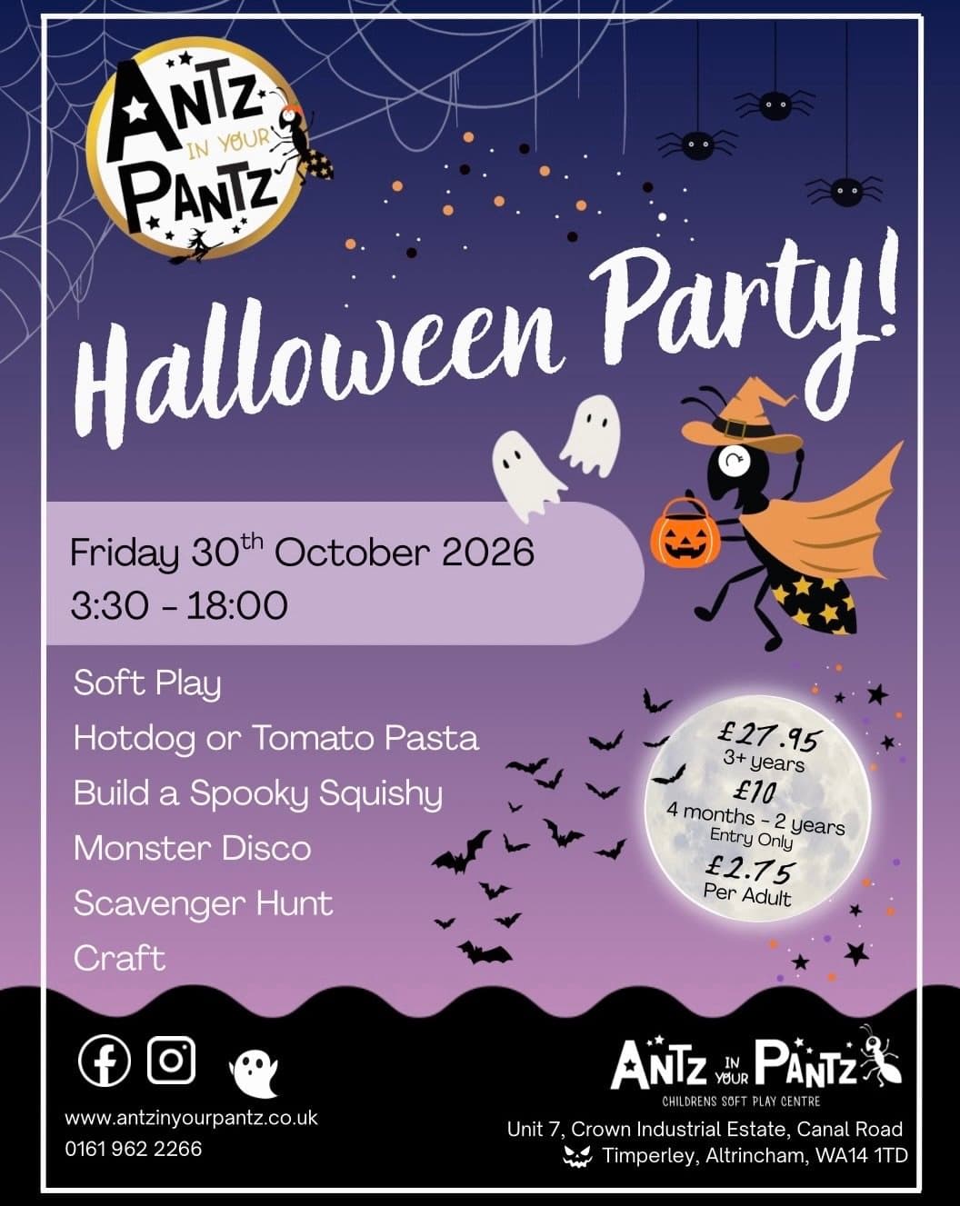 Halloween Party at Antz In Your Pantz