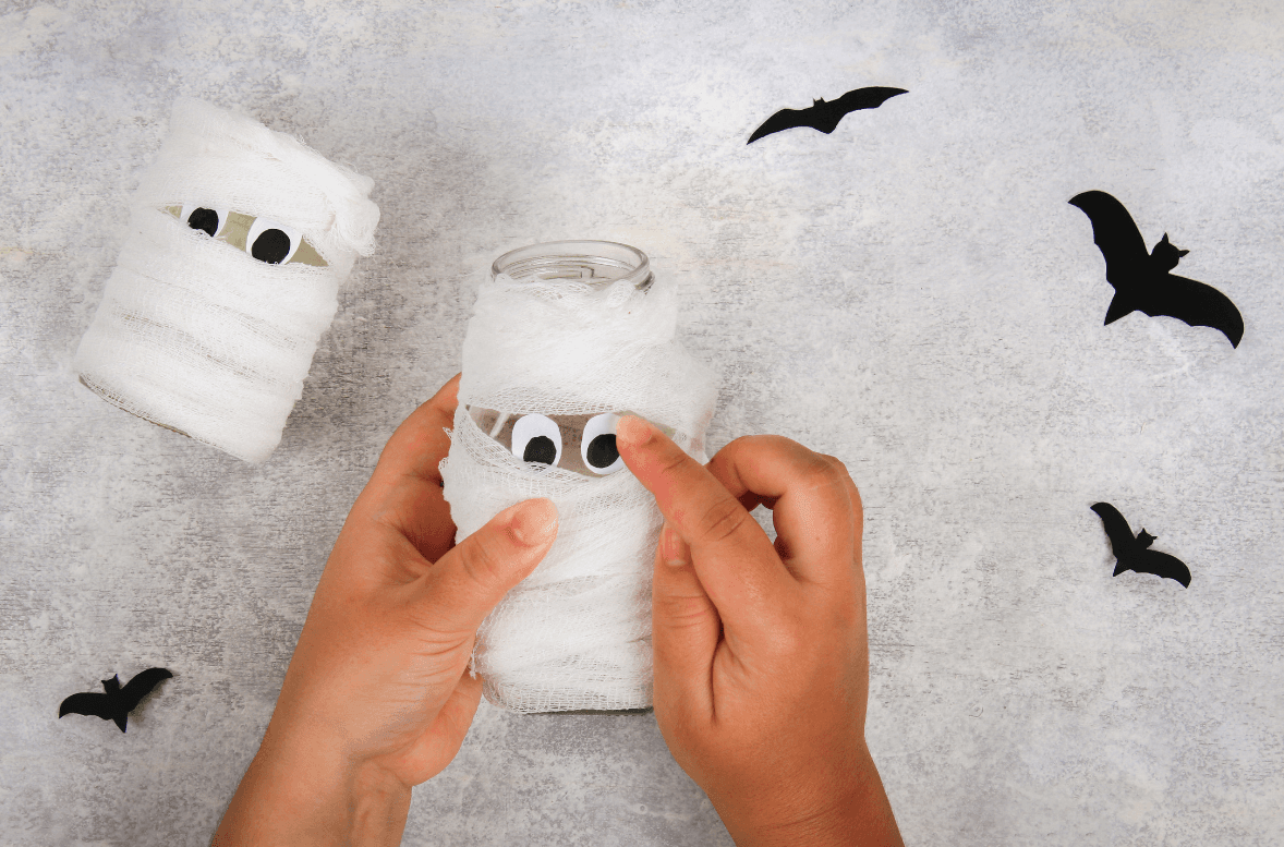 Spooky Mummy Jars