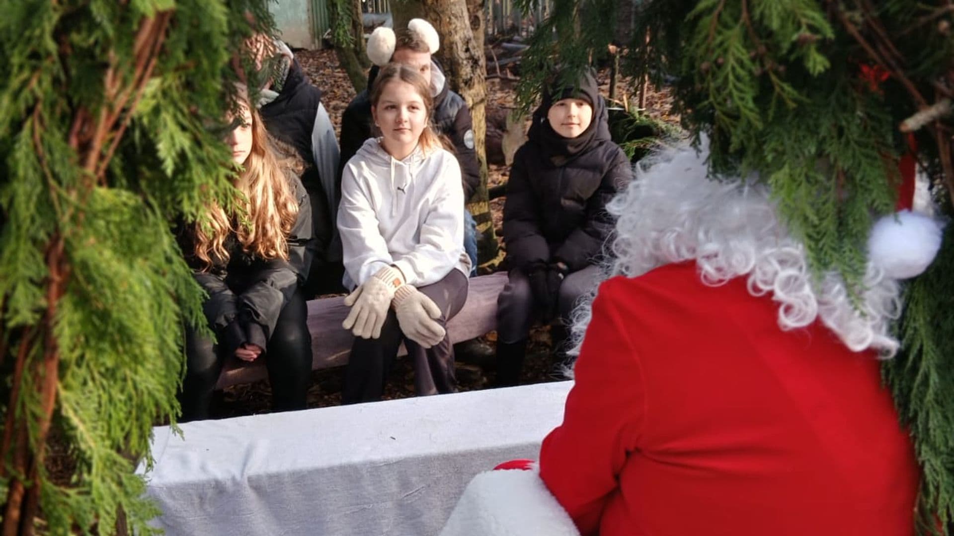 Santa's Campfire Grotto at the Christmas Extravaganza