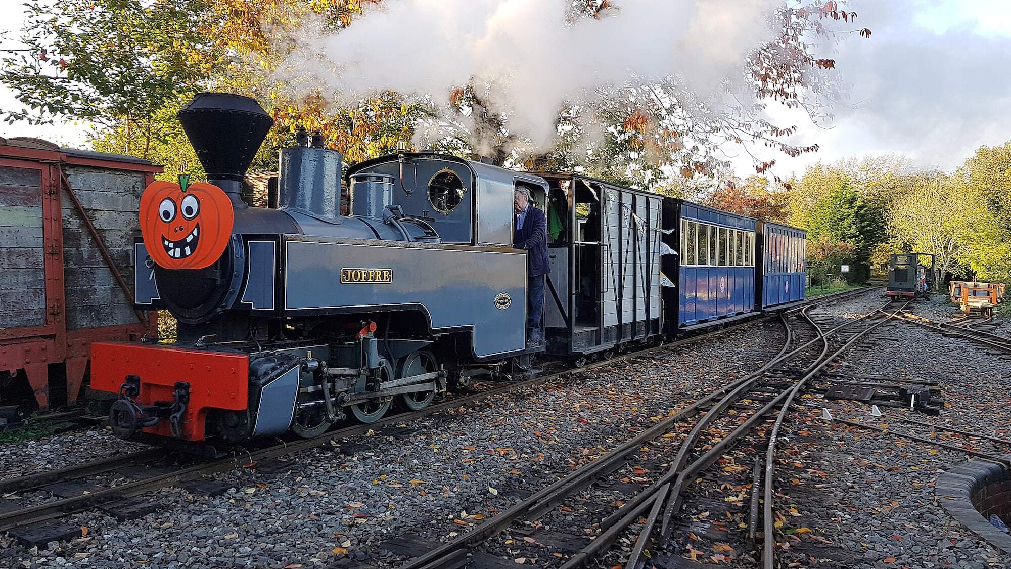 Pumpkin Sunday at the West Lancashire Light Railway