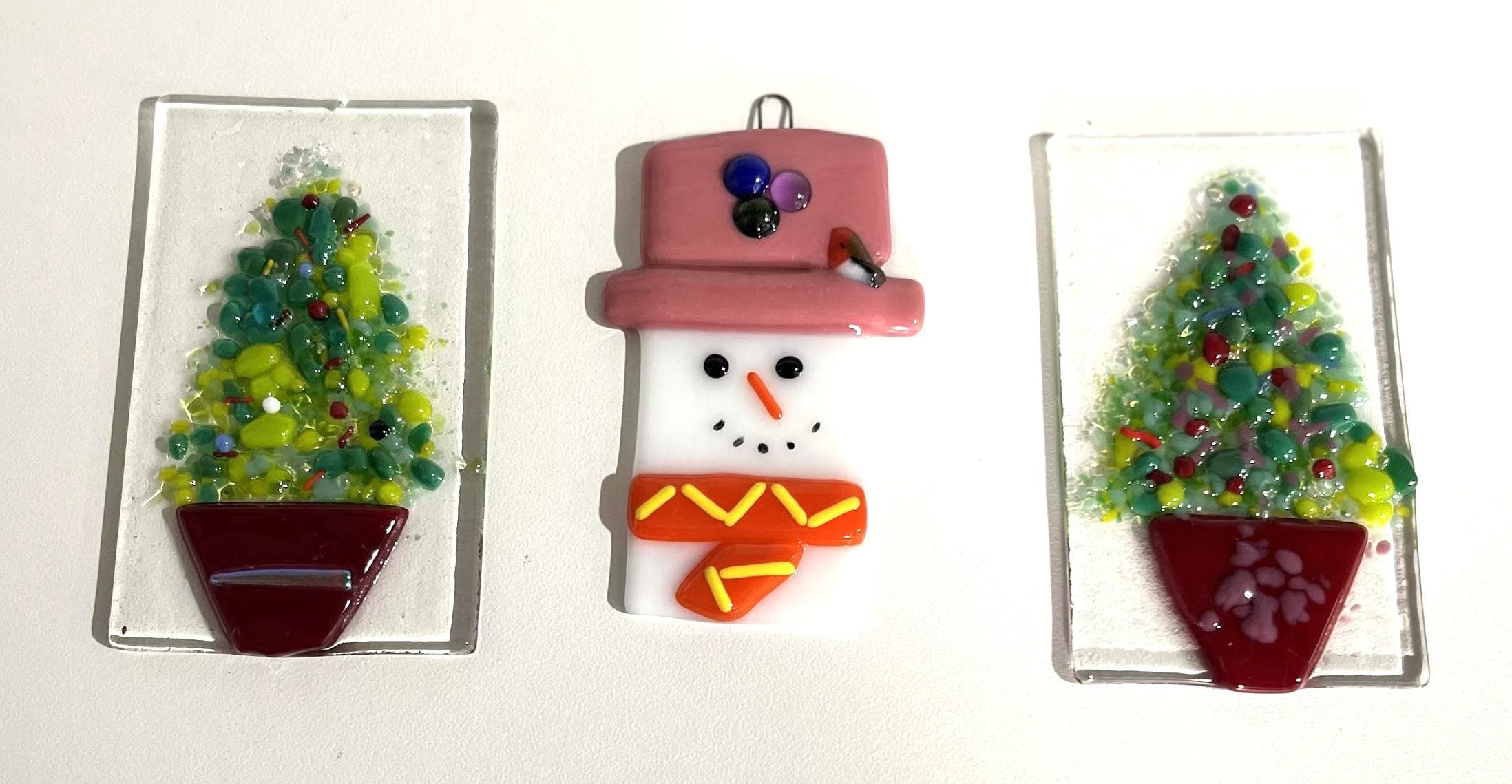Fused Glass Christmas Decorations with Catherine Lowe