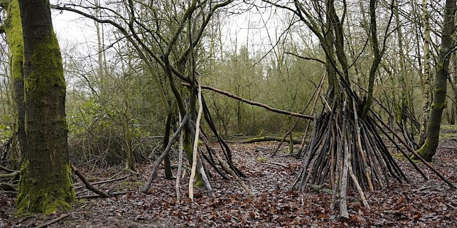 Den building at Ryton Pools Country Park