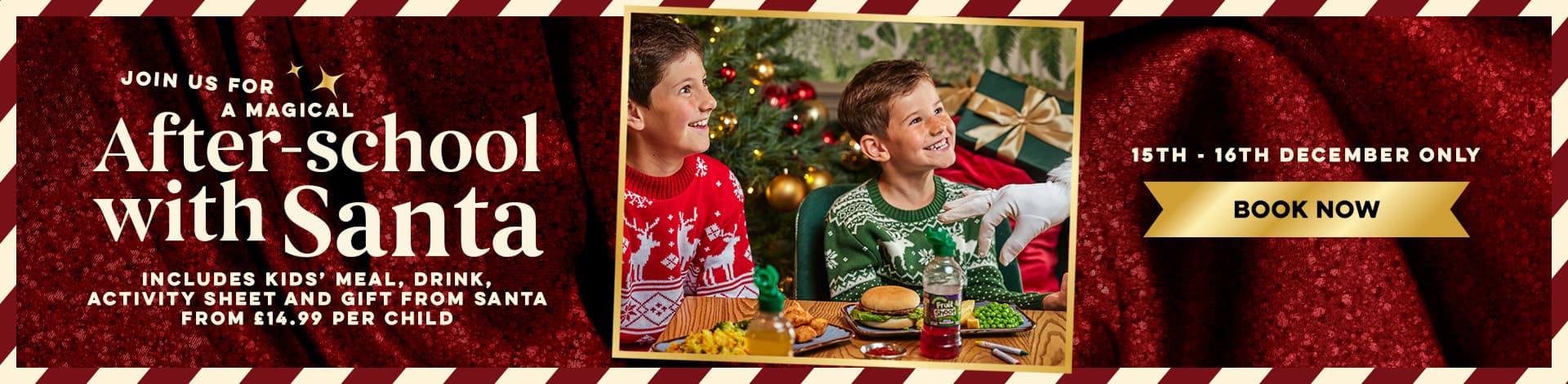 After School with Santa at Harvester Hillington Glasgow