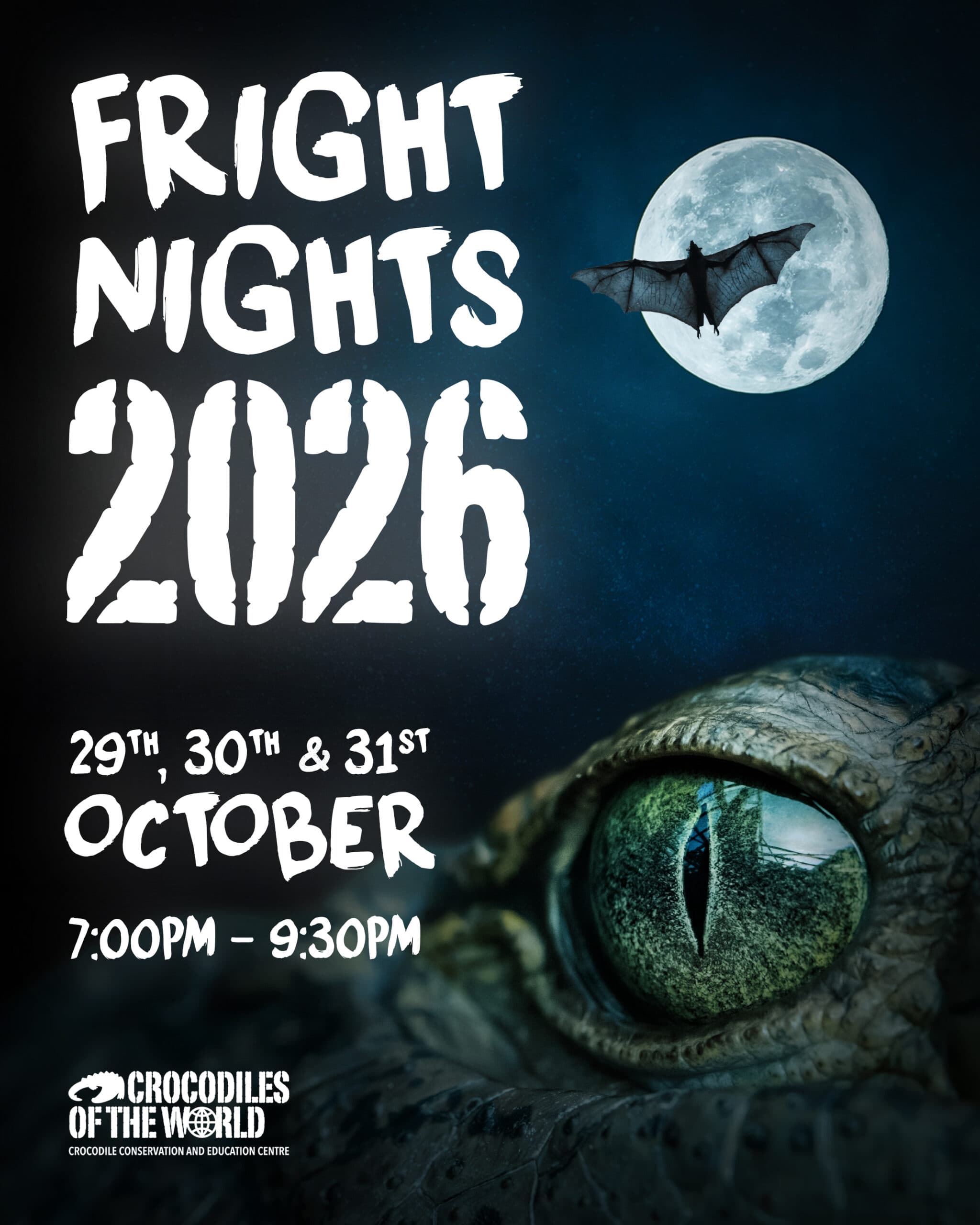 Fright Nights 2026 at Crocodiles of the World