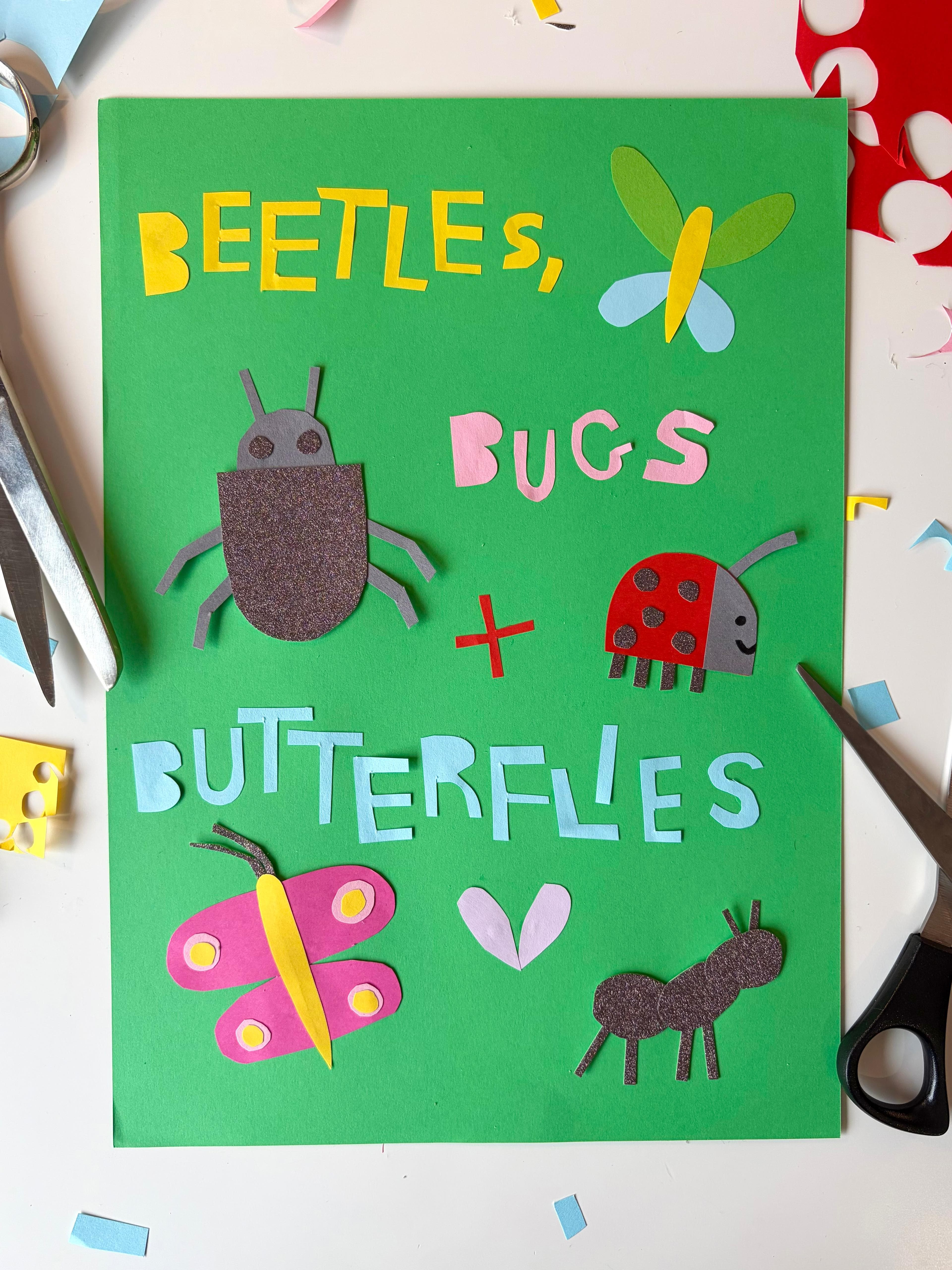 Children's Wildlife Collage Workshop at Frankie's of Grundisburgh